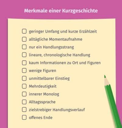 merkmale einer short story|Merkmale einer Kurzgeschichte .